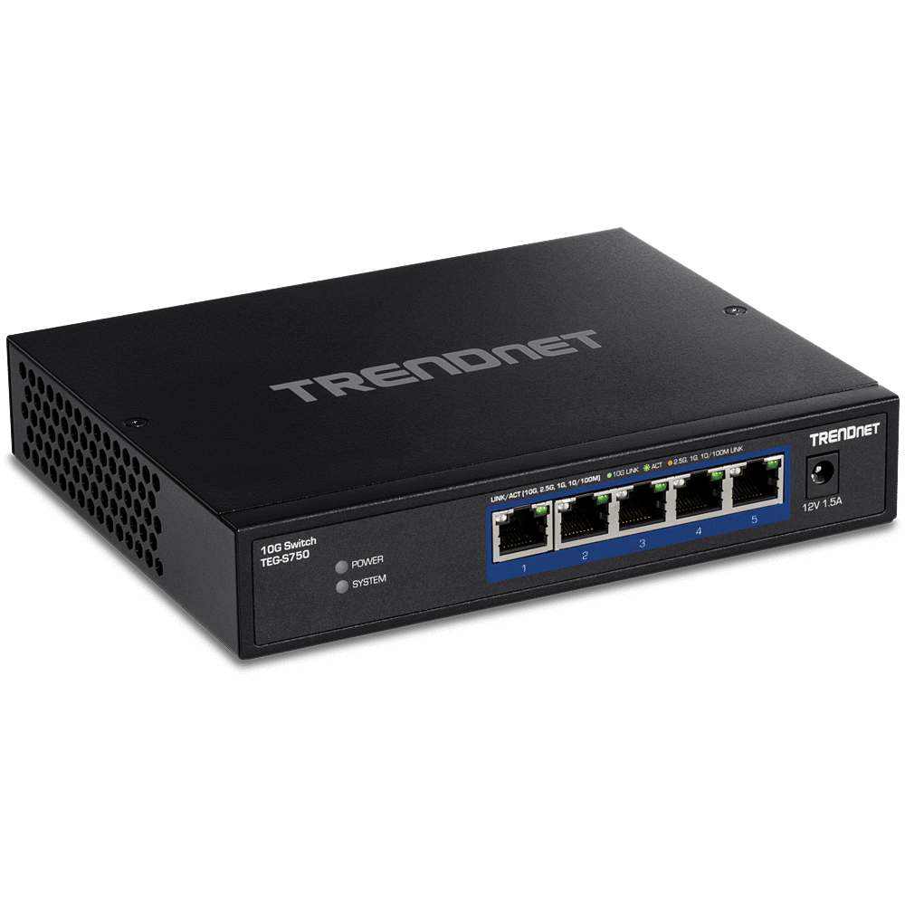 TRENDnet 10G 5 Port Switch (TEG-S750)
