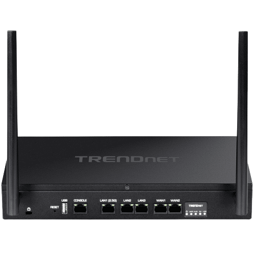 TRENDnet Dual WAN Router with WiFi 6, VPN, 1 x 2.5GB, 2 x Gigabit, NDAA (TEW-929DRU-CA)