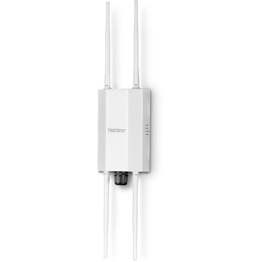 TRENDnet 5 dBi WiFi 6 AX1800 Outdoor PoE+ Omni-Directional Access Point (TEW-941APBO)