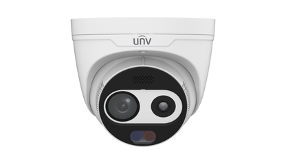Uniview 4MP Thermal & Optical Dual-spectrum Turret Network Camera, 7mm (TIC3612SA-F7-4F6AC-I1)