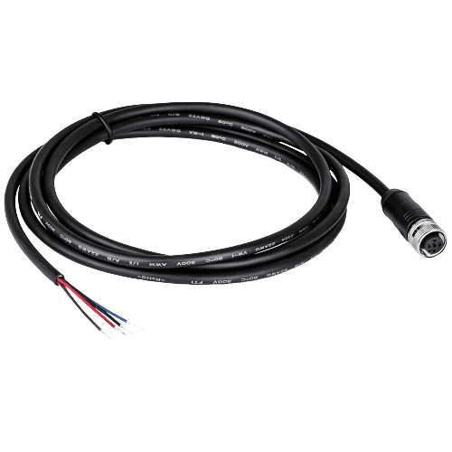 TRENDNet Industrial M12 Female 5-Pin Connector Electrical Cable, 2m (6.5 ft.) (TI-CP02)