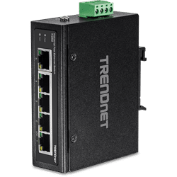 TRENDnet 5 Port Industrial Fast Ethernet DIN Rail Switch (TI-E50)