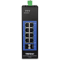TRENDnet 10 Port Industrial Gigabit L2 Managed DIN Rail Switch (TI-G102I)