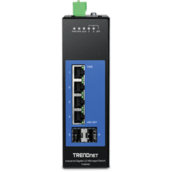 TRENDnet 6 Port Industrial Gigabit L2 Managed DIN Rail Switch (TI-G642I)