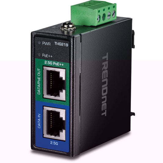 TRENDNet Industrial 2.5G PoE++ Injector (TI-IG219)