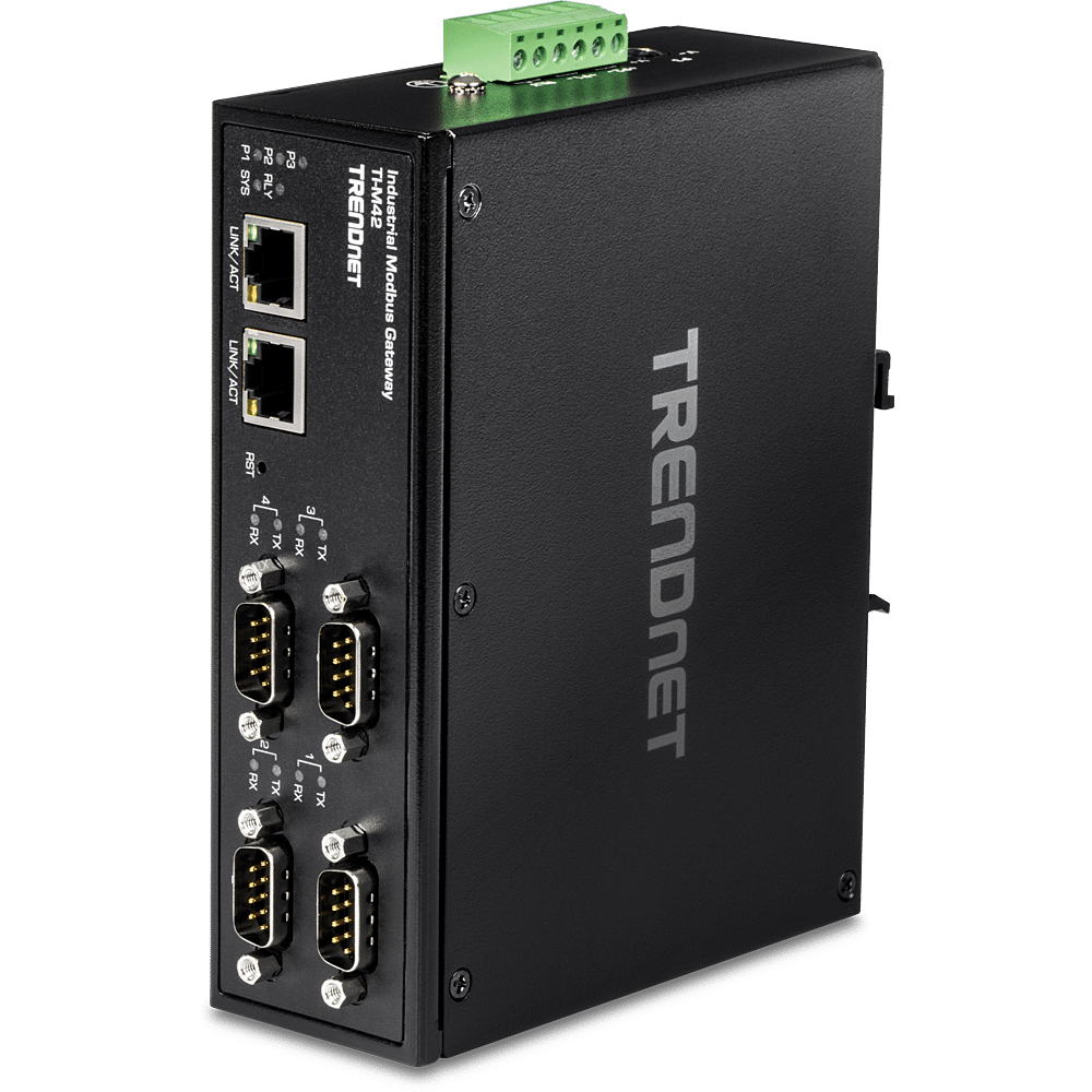 TRENDnet 4 Port Industrial Modbus Gateway (TI-M42)