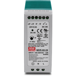 TRENDnet DIN Rail 24V Power Supply for TIE50, ETI-G50, TI-G62, TI-G80, TI-F11SFP (TI-M6024)