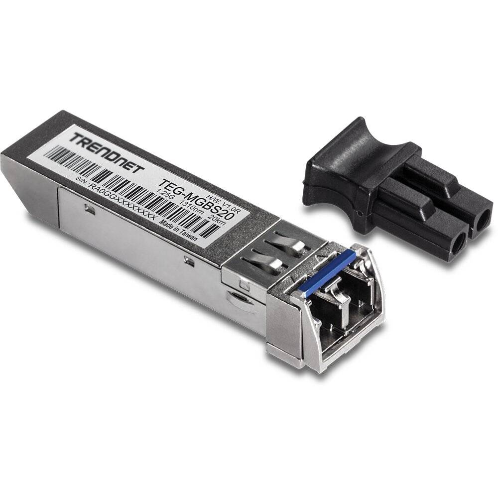 TRENDnet Hardened Mini-GBIC Single-Mode LC Module (20KM) (TI-MGBS20)