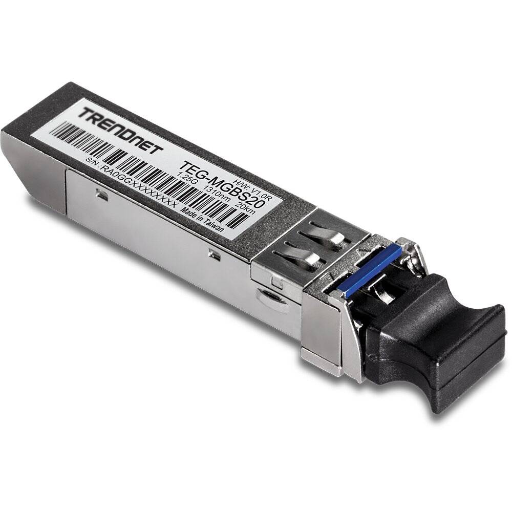 TRENDnet Hardened Mini-GBIC Single-Mode LC Module (20KM) (TI-MGBS20)