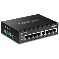 TRENDnet 8 Port hardened Industrial Gigabit PoE+ Switch (TI-PG80)