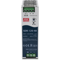 TRENDnet DIN Rail 48V 120W Power Supply for TI-PG541 (TI-S12048)
