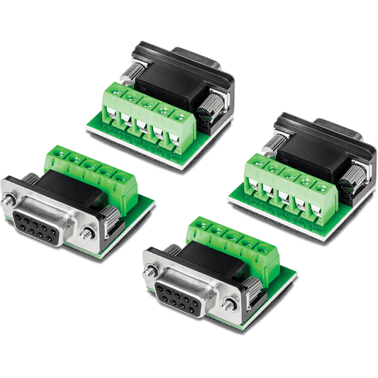 Adaptador convertidor RS232 a RS422/RS485 de TRENDnet (paquete de 4) (TI-S400)