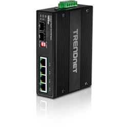 TRENDnet 6 Port Hardened Industrial Gigabit Ultra PoE DIN Rail Switch (TI-UPG62)