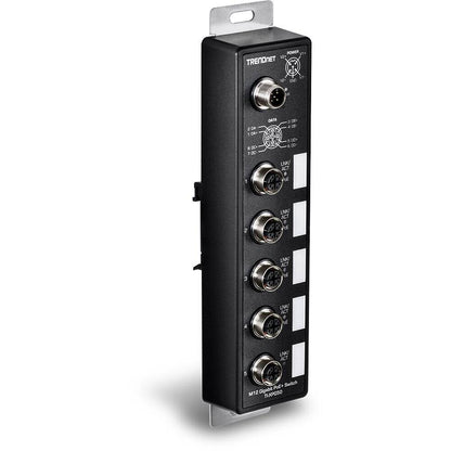 TRENDnet 5-Port Industrial EN50155 M12 Gigabit PoE+ Railway Switch (TI-XPG50)