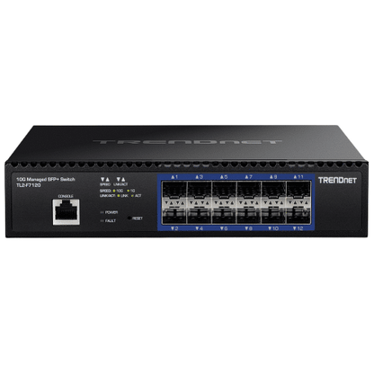 TRENDnet 12-Port 10G Layer 2 Managed SFP+ Switch (TL2-F7120)