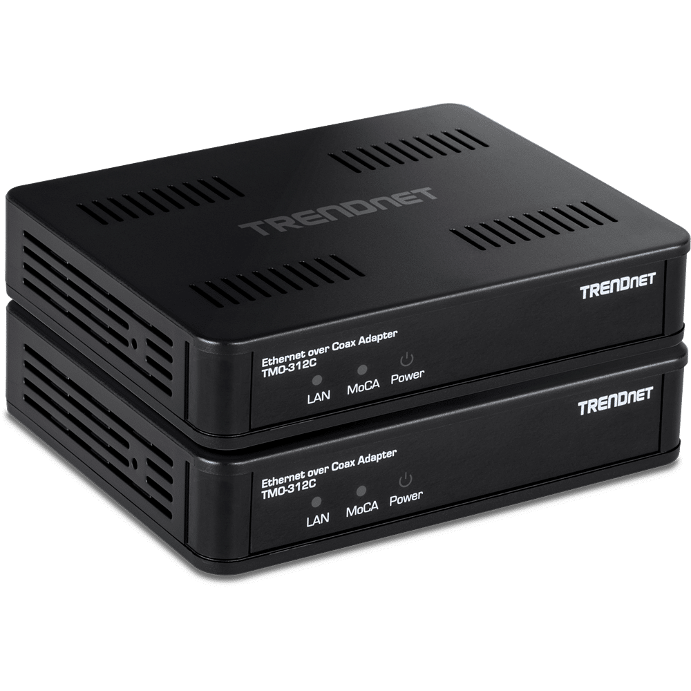 TRENDNet MoCA 2.5 Ethernet over Coax Adapter (2-Pack) (TMO-312C2K)
