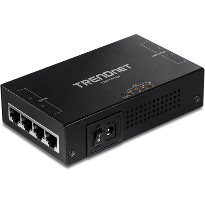 TRENDnet 65W 4 Port Gigabit PoE+ Injector (TPE-147GI)
