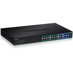TRENDnet 16 Port Gigabit PoE+ Switch, Web Smart, HIVE (TPE-1620WS)