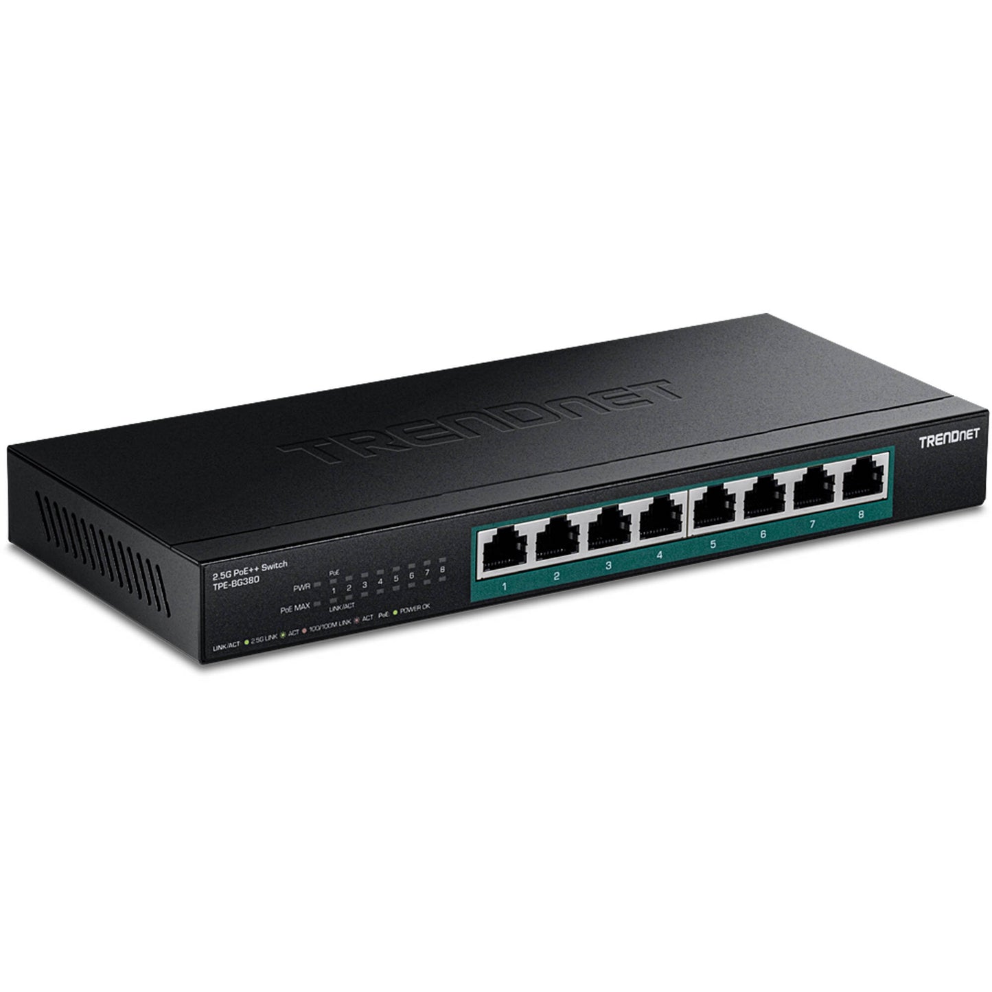 TRENDnet 8 Port 2.5G PoE++ Switch (TPE-BG380)