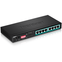 TRENDnet 8 Port Gigabit Long Range PoE+ Switch (TPE-LG80)