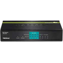 TRENDnet 8 Port Ethernet 10/100 PoE Switch, 4 PoE Ports (TPE-S44)