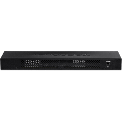 TRENDnet 16 Port Gigabit PoE+ Rack Mount Switch (120W PoE) (TPE-TG161H)