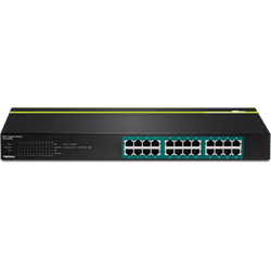 TRENDnet 24 Port Rack Mount GREENnet Gigabit PoE+ Switch (370W) (TPE-TG240G)