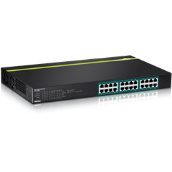 TRENDnet 24 Port Rack Mount GREENnet Gigabit PoE+ Switch (370W) (TPE-TG240G)
