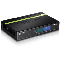 TRENDnet 8 Port GREENnet Gigabit PoE+ Switch (4 PoE+, 4 Non-PoE) (TPE-TG44G)