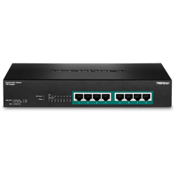 TRENDnet 8 Port Gigabit Full Power 240W PoE+ Switch (TPE-TG80F)