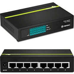 TRENDnet 8 Port Gigabit GREENnet PoE+ Switch, 123W (TPE-TG80G)