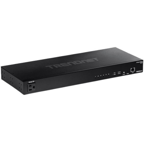 TRENDnet Rackmount 6 Outlet Managed PDU Power Distribution Unit, HIVE Cloud (TPI-06)