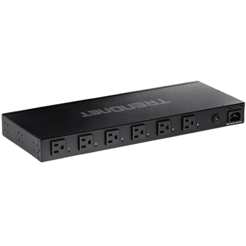 TRENDnet Rackmount 6 Outlet Managed PDU Power Distribution Unit, HIVE Cloud (TPI-06)