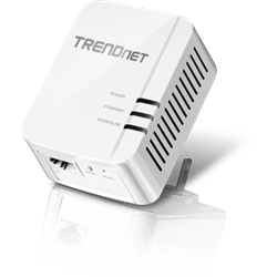 TRENDnet1300AV2 Powerline Ethernet Network Adapter, Gigabit Port, Pair / Kit (TPL-422E2K)