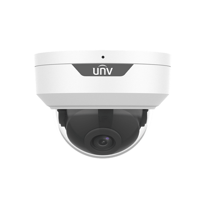 Uniview 5MP LightHunter Dome Analog Camera, TVI/AHD/CVI/CVBS, 2.8MM, White (UAC-D125-AF28M)