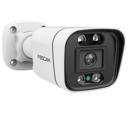 Foscam 8MP 4K PoE Bullet Camera with AI, IR LED, Siren, SpotLight, Mic+Speaker (V8EP)