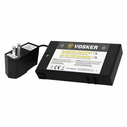 Vosker Rechargeable Lithium Battery Pack and AC Charger With Indicator Light (V-LIT-BC)