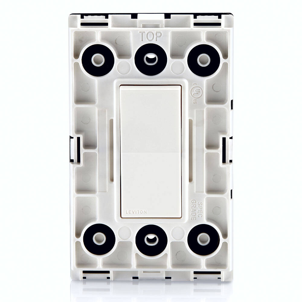 Leviton Decora Weather Resistant Single Pole Switch, White (W5601-2W)