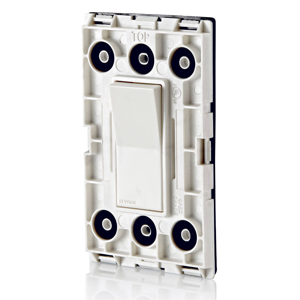 Leviton Decora Weather Resistant Single Pole Switch, White (W5601-2W)