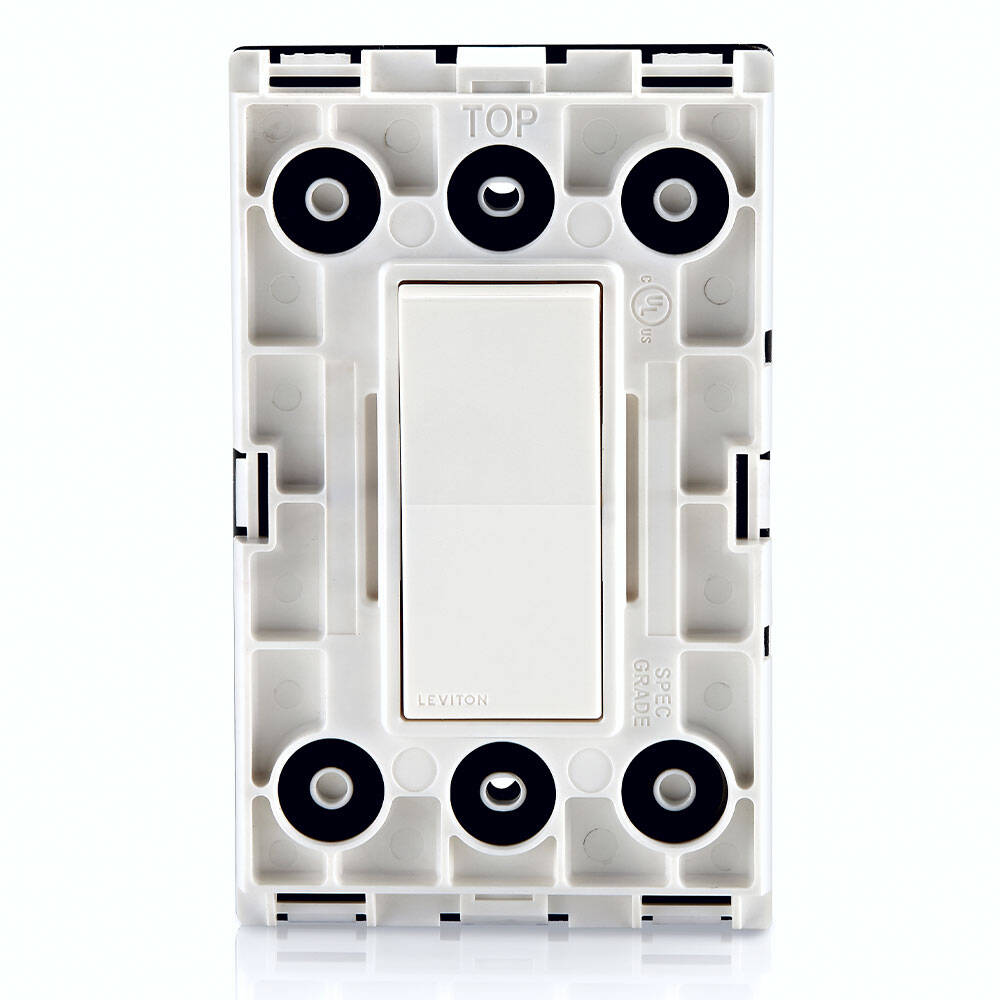Leviton Decora Weather Resistant 3 Way Switch, White (W5603-2W)