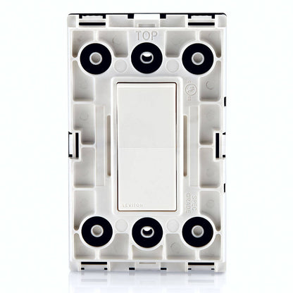 Leviton Decora Weather Resistant 3 Way Switch, White (W5603-2W)