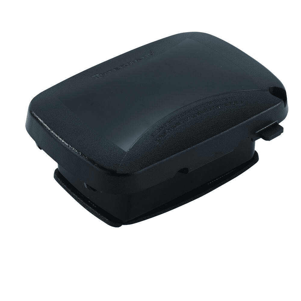 Intermatic Extra Duty In Use Weatherproof Cover,Single Gang,VRT/HZ,2.25",Black (WP5000BL)