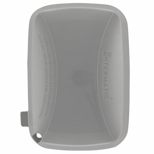 Intermatic Extra Duty In Use Weatherproof Cover,Single Gang,VRT/HZ,2.25",Gray (WP5000G)