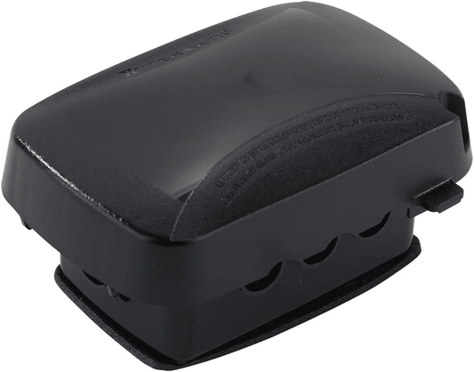 Intermatic Extra Duty In Use Weatherproof Cover,Single Gang,VRT/HZ,2.75",Black (WP5100BL)