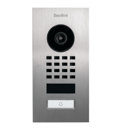 Doorbird Compact IP Video Intercom Door Station, Flush Mount, Stainless V2A (D1101V-FL)