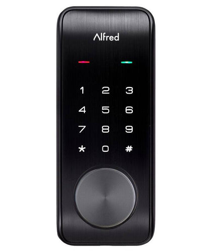 Serrure connectée Alfred DB2 avec Bluetooth et clé, noire (DB2-B-BL)