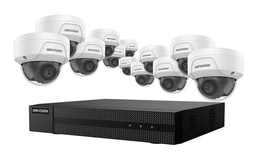 Hikvision IP Security Camera Kit, 4 MP Outdoor WDR Fixed Dome 2.8MM (EKI-K164D412)