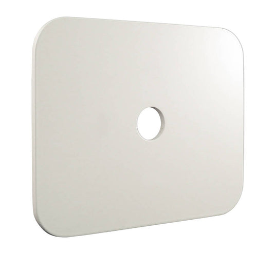 Elk Cover Plate-Large, White, 7.3" x 6" x 0.125", 5 Pieces per Box (ELK-CPL)