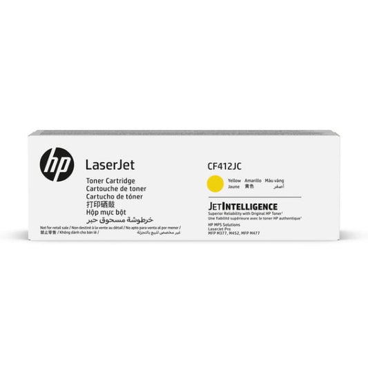 Cartucho de tóner LaserJet original CF412JC amarillo de contrato