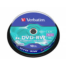 Dvd+Rw 4.7Gb 4X 10Pk Jc